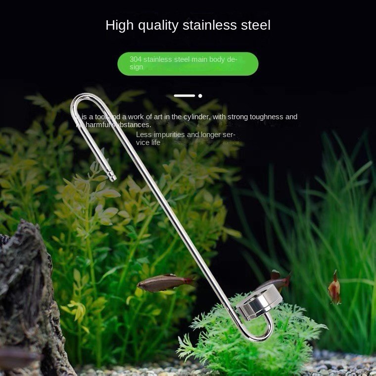 Mufan stainless steel carbon dioxide diffuser co2 atomizer aquarium to promote lush growth