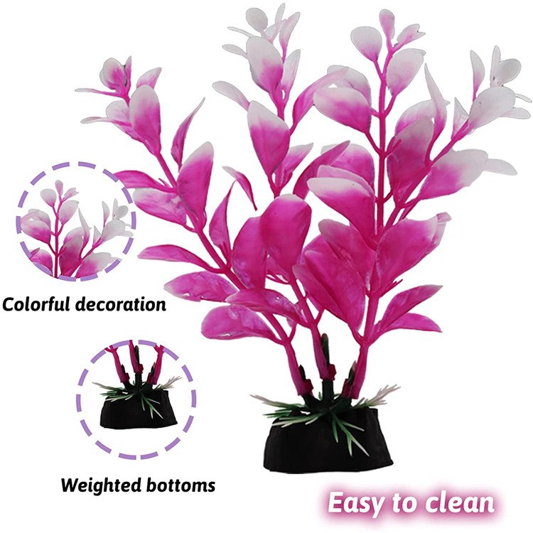 Factory 15 pieces set fish tank aquarium accessories decoration aquatic plants coral resin