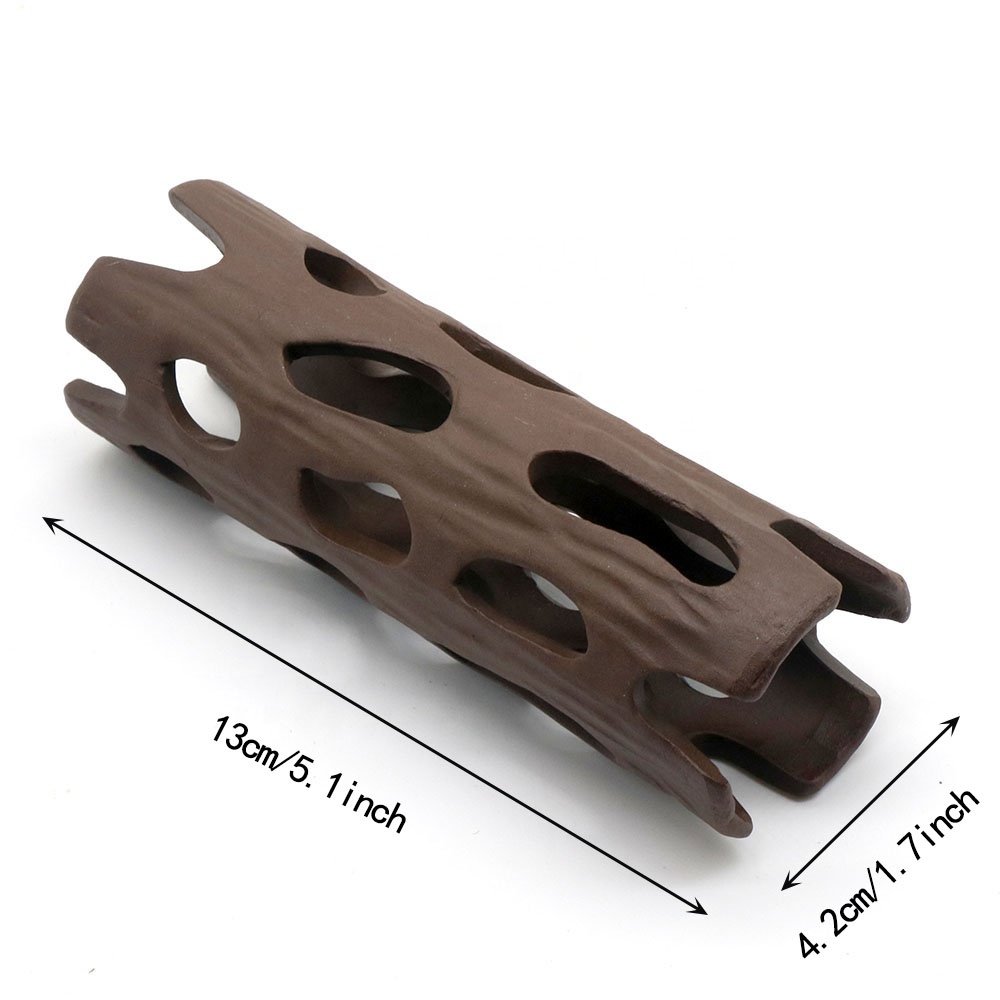 Aquarium Ceramic Cave Decorations, Betta Hideout Fish Tank Accessories, Shrimp Cichlid Natural Breeding Hiding Cave Stones