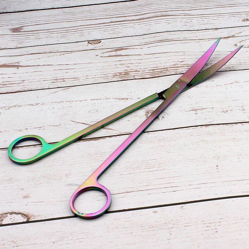 Stainless Steel Aquarium Tank Aquatic Tool Plant Scissors Professional Water Grass Scissors