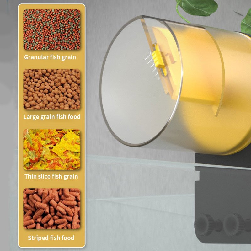 Wholesale Price Auto Tropical Fish Food Dispenser 12/24Hour Battery Operated High Appearance Dispenser For Aquarium