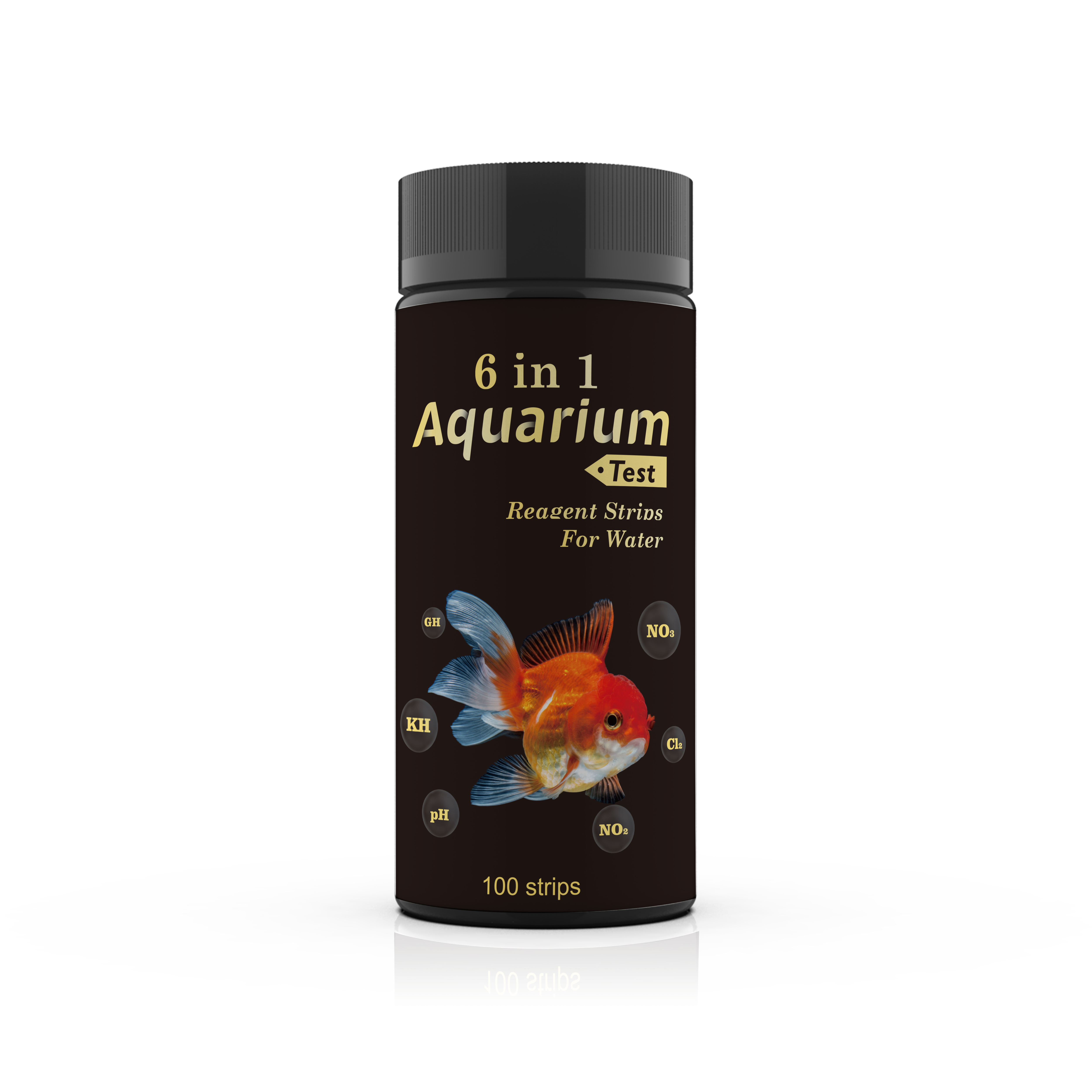 6 in 1 Pond & Pool Water Test Strips Comprehensive Aquarium Test Kit
