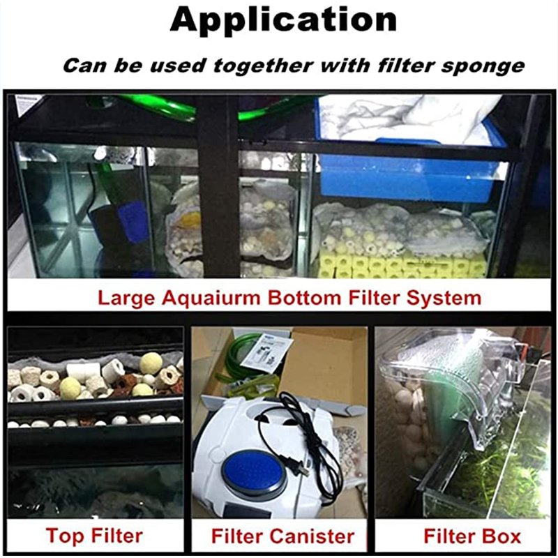 12in1 Aquarium Filter Bio Balls Filter Aquarium Activated Carbon Ceramic for Fish Tank Filter Media