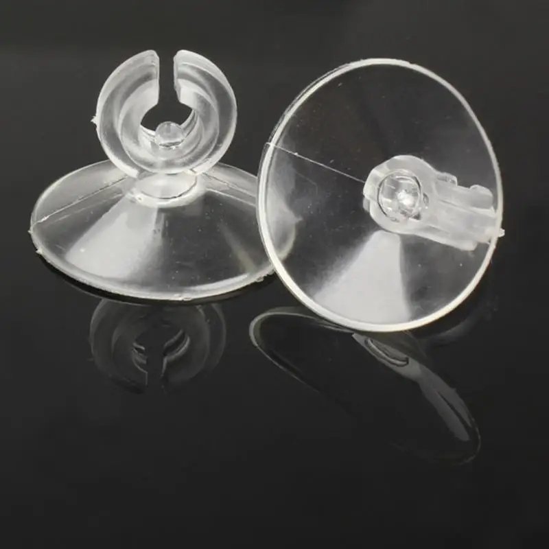 Silicone Aquarium Sucker Suction Cup Holder Sucker for Fish Tank Pump Airline Tube 4/6mm Aquatic Pet Supplies