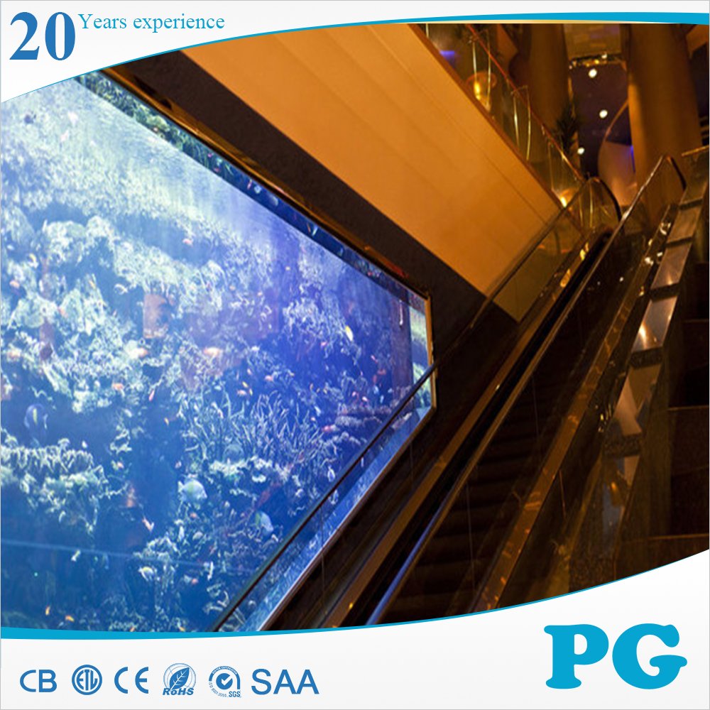 PG Transparent Underwater Window Big Custom Acrylic Aquarium