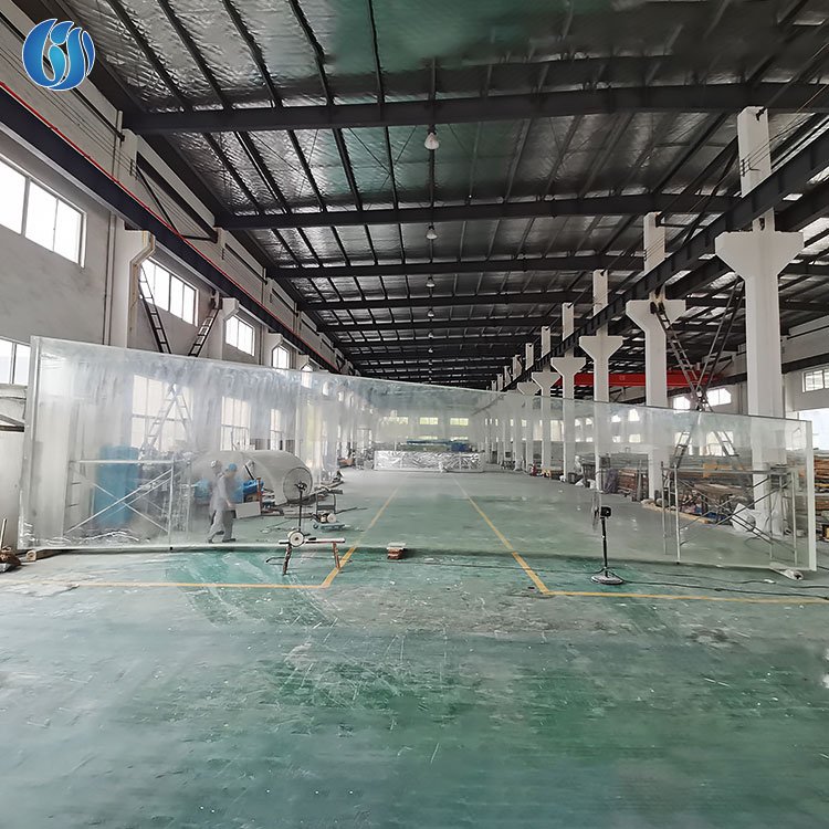 Lesheng High Standard Customized Cylindrical Acrylic Glass Aquarium, Large Cylindrical Aquarium Of Acrylic
