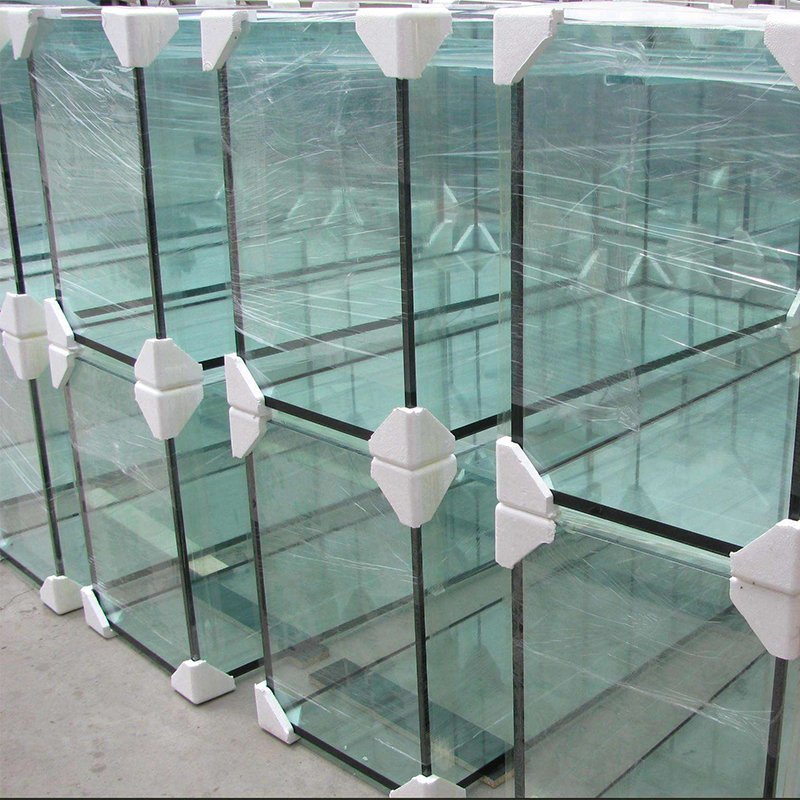 3mm 4mm 5mm 6mm 8mm tempered Polished edge extra clear glass for aquarium