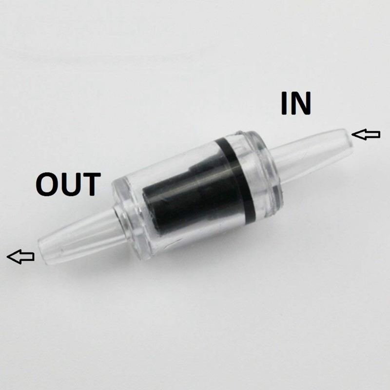 Aquarium Oxygen Pump Dedicated Trachea Stop Flow Check Valve 4*6MM Aquarium Hose Connector
