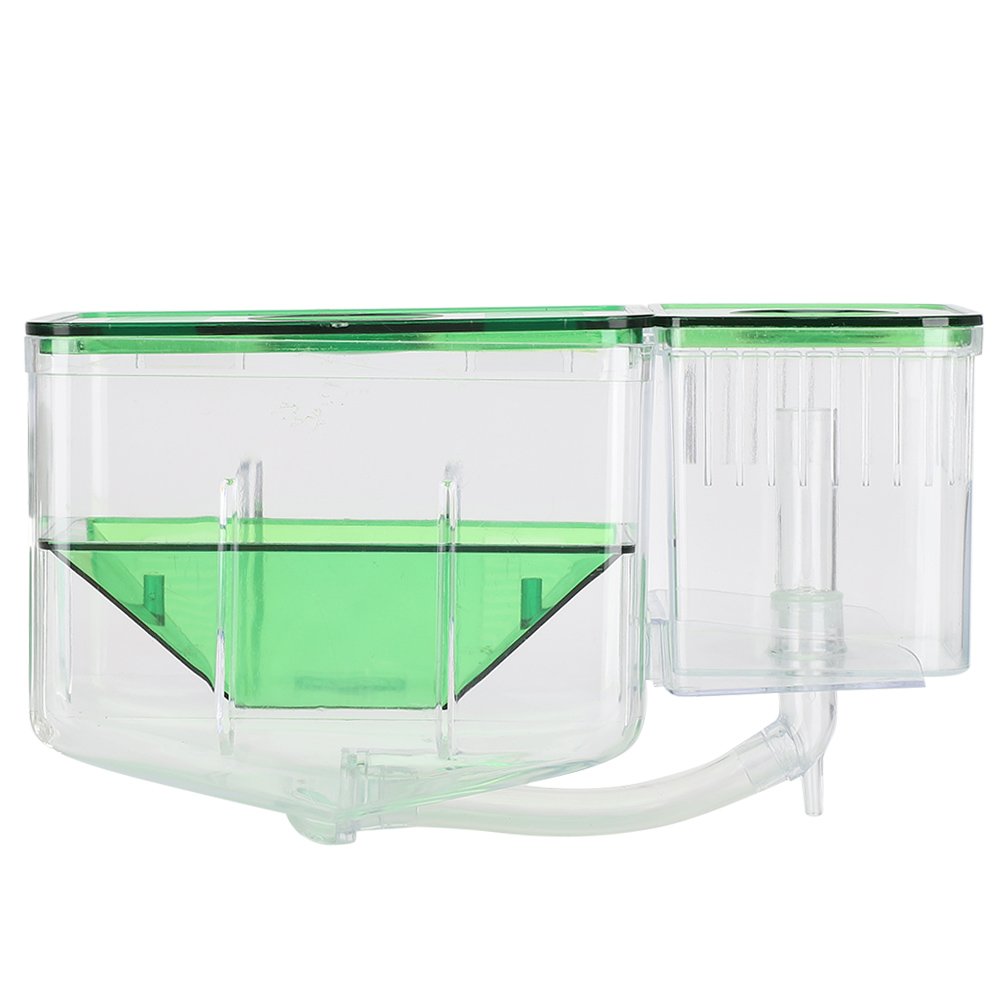 Double-Layer Plastic & Acrylic Aquarium Incubator Breeding Box for Isolation & Accessories