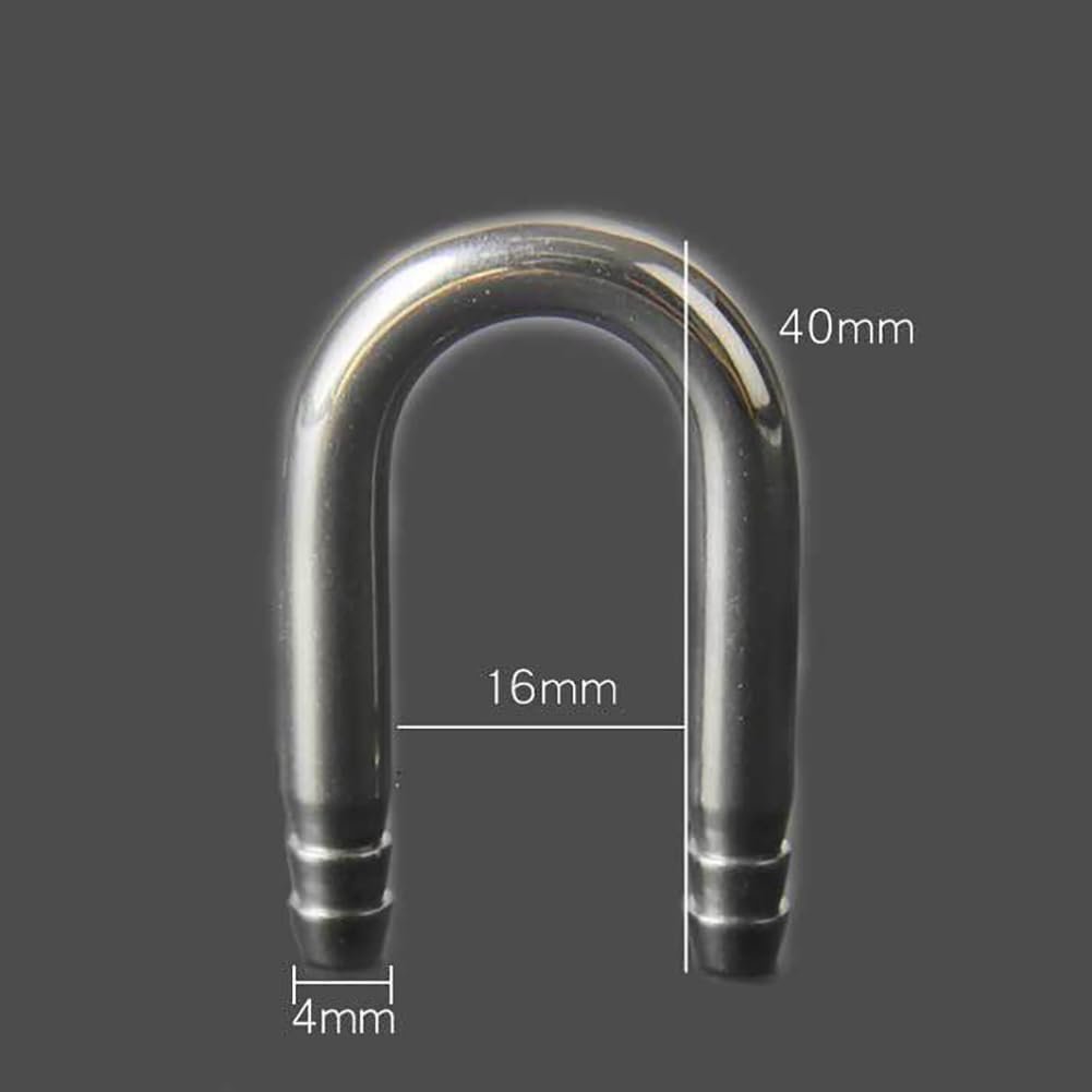 Stainless Steel Aquarium U Shape Tubes Fish Tank CO2 Diffuser Tubes Aquarium Air Pump Connectors for Aquarium Connecting