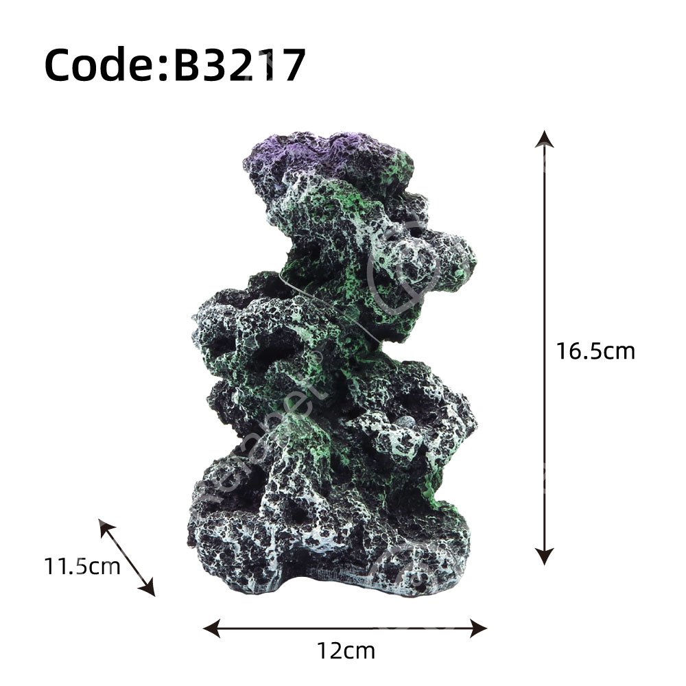 Artificial Coral Aquarium Ornament Set Colorful Fish Tank Decoration