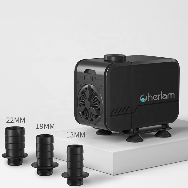 Cherlam Factory Price Wholesale Aquarium Accessories Fresh Sea Water Available Adjustable Aquarium Submersible Water Pump