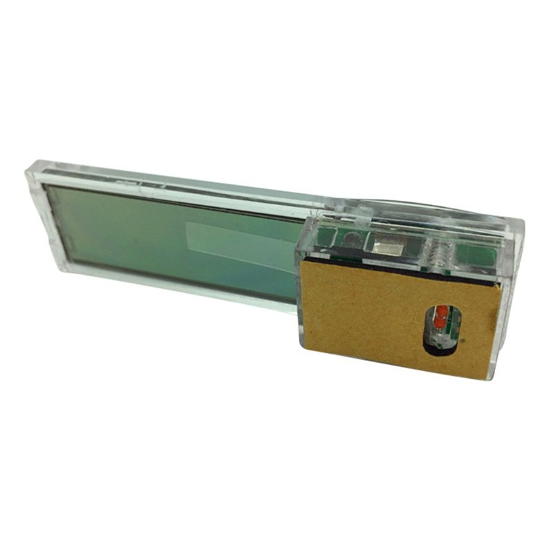 Plastic Metal 3D LCD Electronic transparent Digital Aquarium Thermometer Fish Tank Temp Meter Electronic naked eye temperature