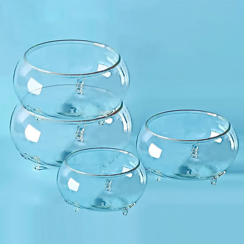 Wholesale Legged Round Glass Aquarium Fishbowl