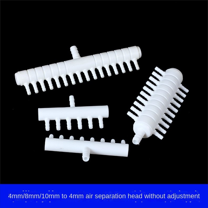 Aquarium Aquarium Aquarium oxygen pump sub air head oxygen gas pipe shunt plastic regulating