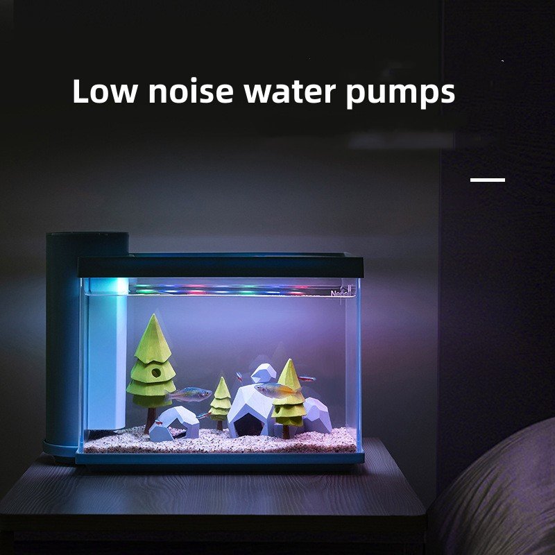 Customizable Artificial Aquascape Small White Glass Aquarium Fish Tanks