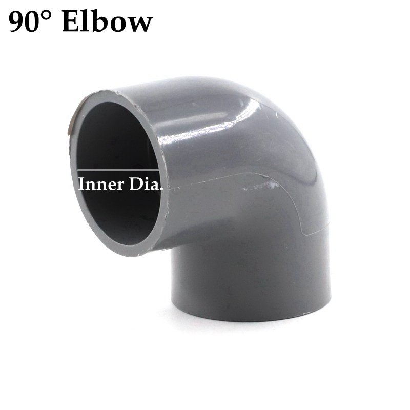 90 Elbow PVC Pipe Connectors for Garden Irrigation Ball Valve Aquariums & Accessories
