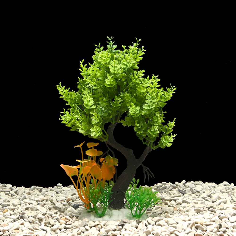 Fish Tank Accessories Aquatic Plants, 6colors Fish Tank Decorations, Aquarium Decor Plastic Plants