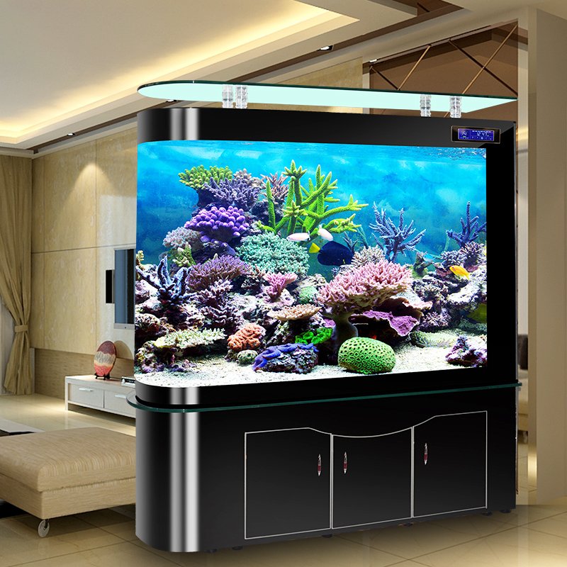 Factory White rectangle large customized size glass fish tank Aquarium with bottom and lid Tempered Glass Rectangle Fish Tank