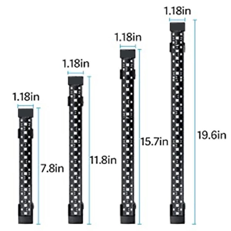 Fullgain 6w - 16w 7 Colors Auto On Off Sunrise Daylight Moonlight Adjustable Timer Brightness Dive Tank Light Aquarium Light Bar