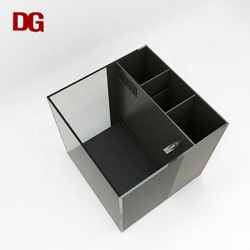 Factory's latest multifunctional back filter fish tank glass fish tank back filter right angle glass aquarium fish tank