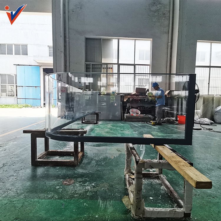 Leyu High Standard Customized Cylindrical Acry Glass Aquariums Large Cylindrical Aquarium Of Acrylic