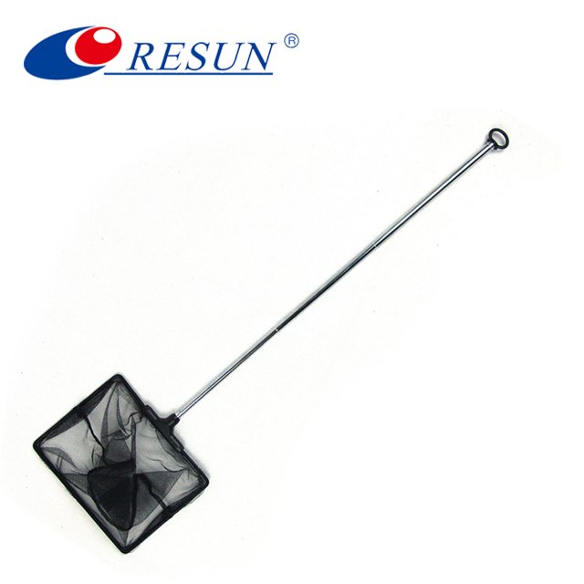 Resun MFN-405 Stainless Steel Grip Fishing Net Nylon Aquarium Fish Net For Fish Tank