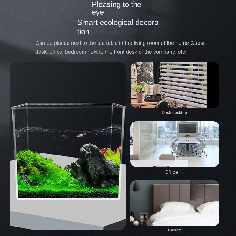 Flash Sale China Mini Aquarium Plastic Jellyfish Aquarium