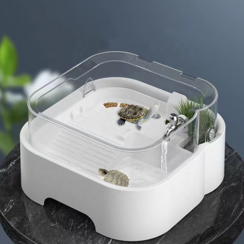New Design Turtle Tank Wholesale Turtle Tank Aquarium Plastic Brazilian Tortoise Aquariums & Accessories