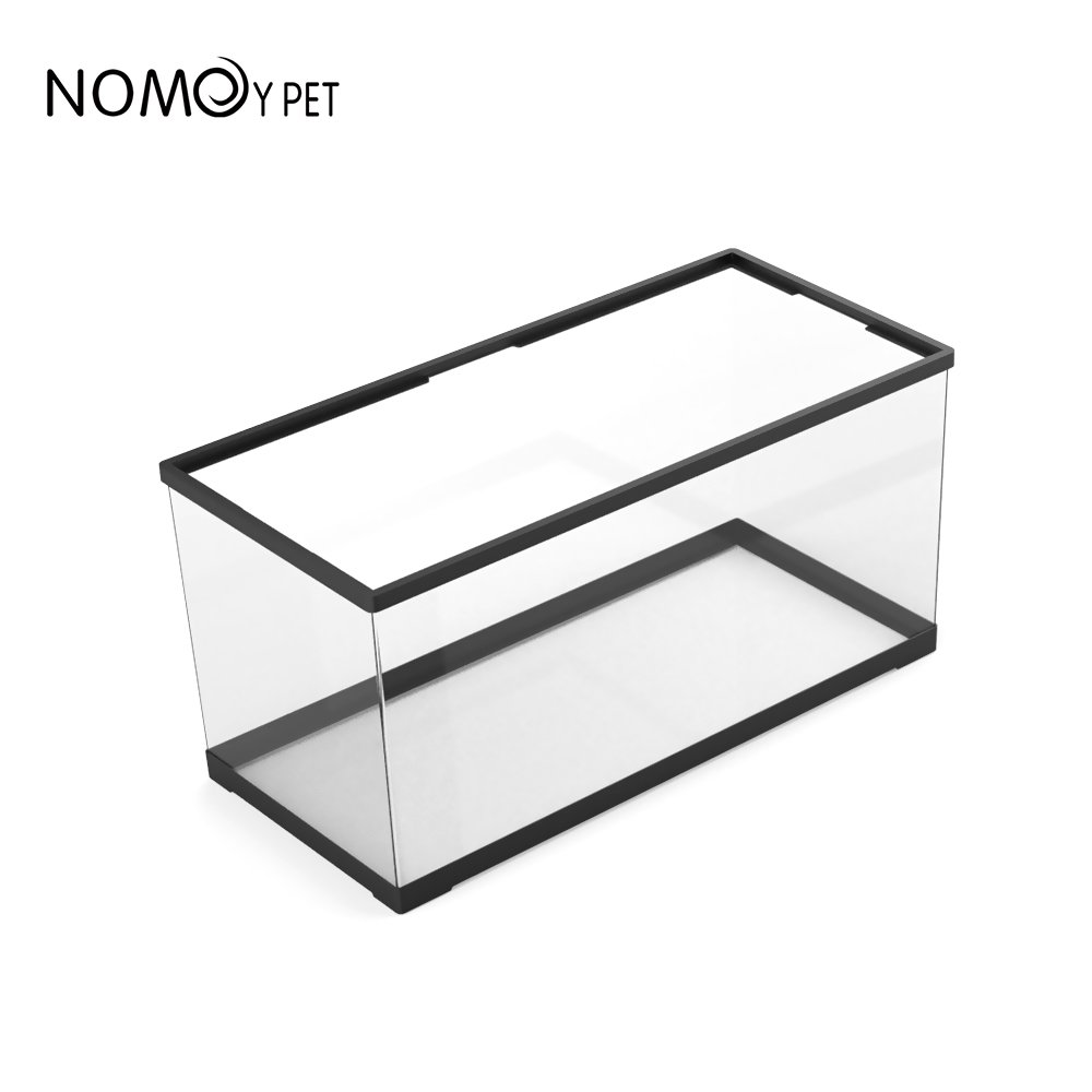 New High Transparent Rectangular Pet Tank Plastic Aquarium for Fish Turtle