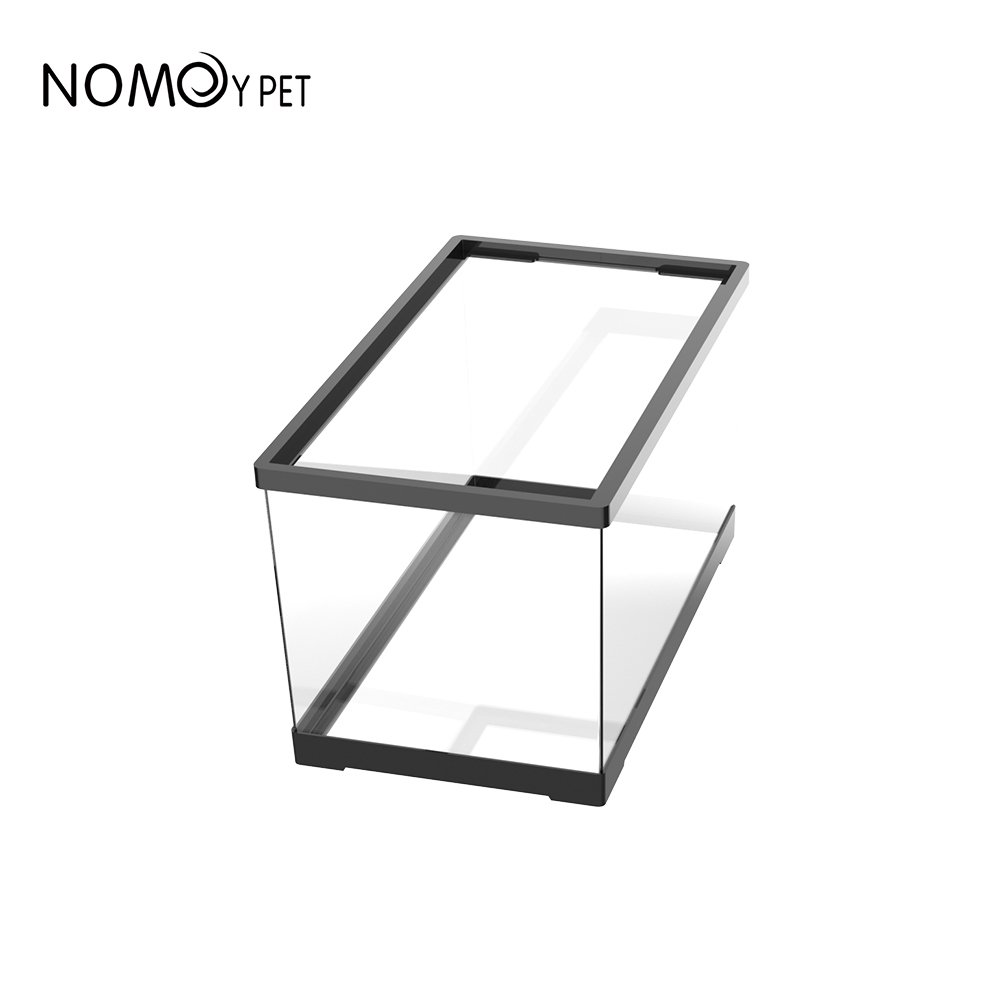 New High Transparent Rectangular Pet Tank Plastic Aquarium for Fish Turtle