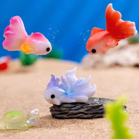 Creative lovely bubble bubble small color fish aquarium landscape diy decorative accessories miniature ornaments
