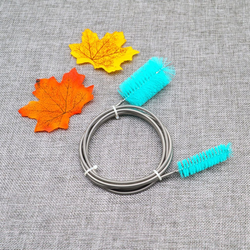 Aquarium Cleaning Tool Stainless Steel Tube Cleaning Brush Flexible Aquarium Fish Tanks Accessories Filter Pipe Brushes Cleaner