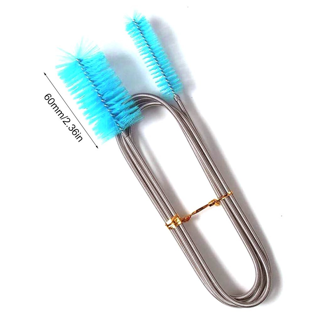 Aquarium Cleaning Tool Stainless Steel Tube Cleaning Brush Flexible Aquarium Fish Tanks Accessories Filter Pipe Brushes Cleaner