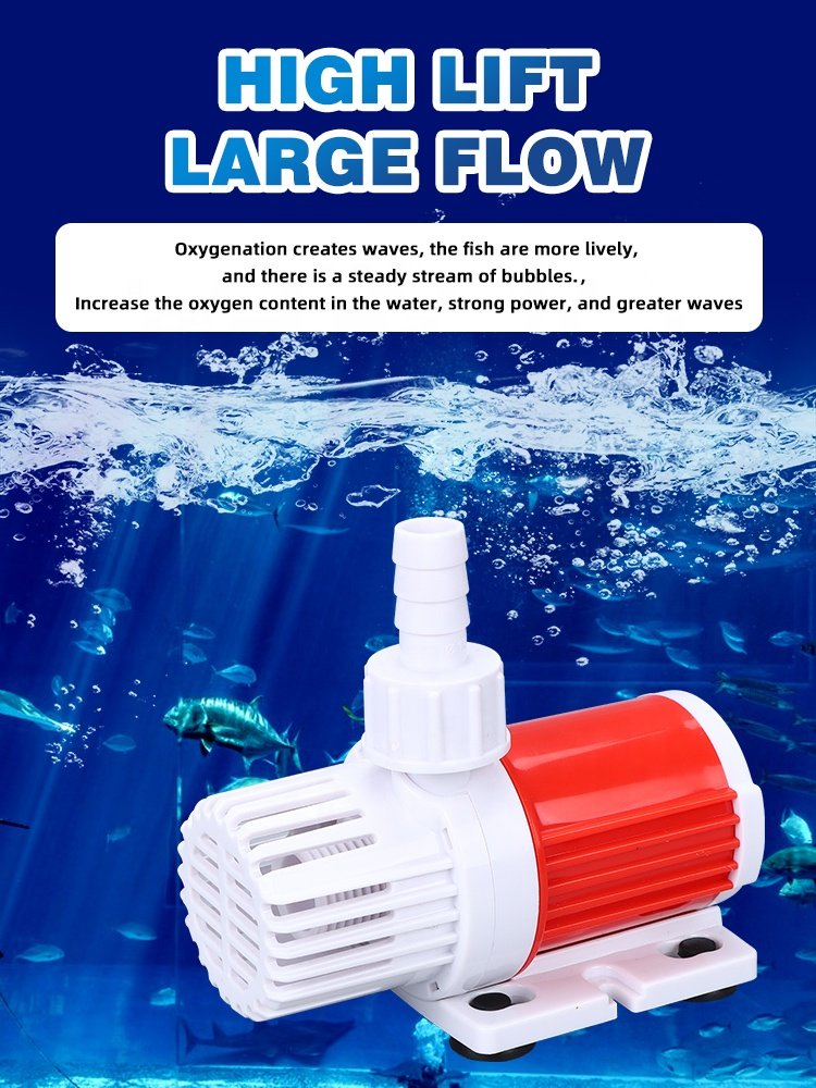ABS top quality dc water pump 12v silent submersible pump for air cooler mini dc aquarium filter pump