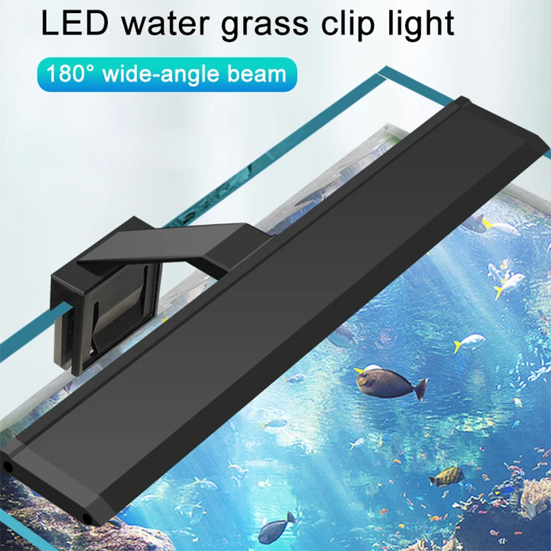 2024 New Hot-Selling Aquarium Bracket Water Fish Tank Grass Lamp with Bright Changeable Spectrum Lighting Professional Aquariums