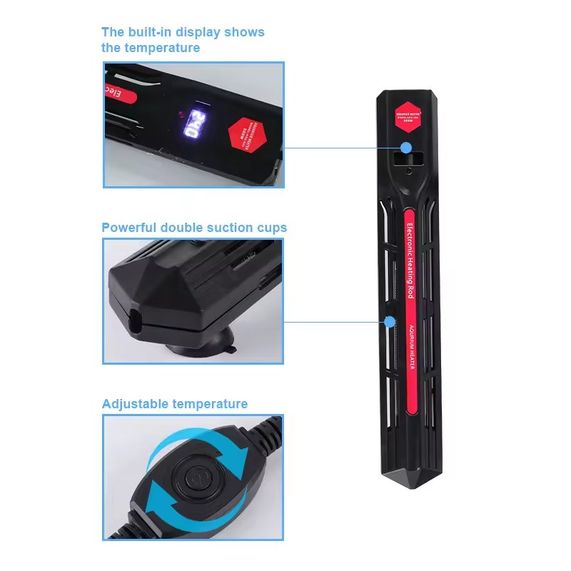 Factory hot sale SY-500 500W AC 110v 220v aquarium heater fish tank heater for fish tank capacity 200-300L