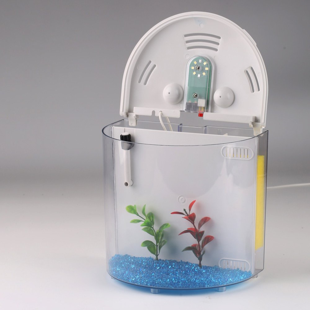 Sunsun Fashionable Fish Home Aquarium Acrylic Fish Tank Mini Small Aquarium Tank Office Table Desktop Small Display Tank Fish
