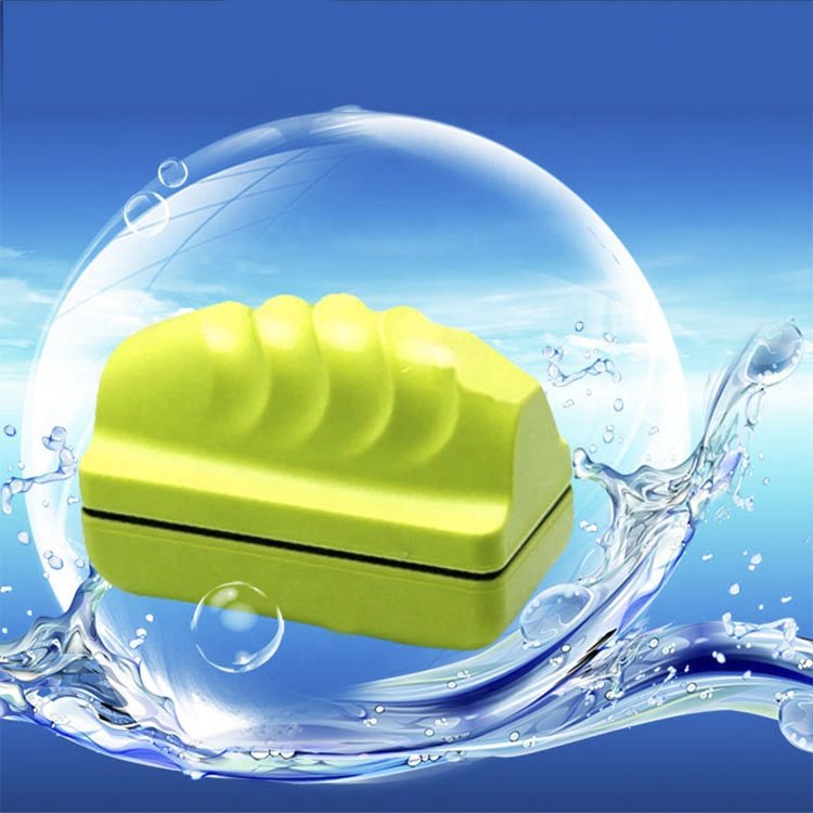 Quanlong aquarium double sided magnetic cleaner brush magnetic fish tank magnetic glass cleaner