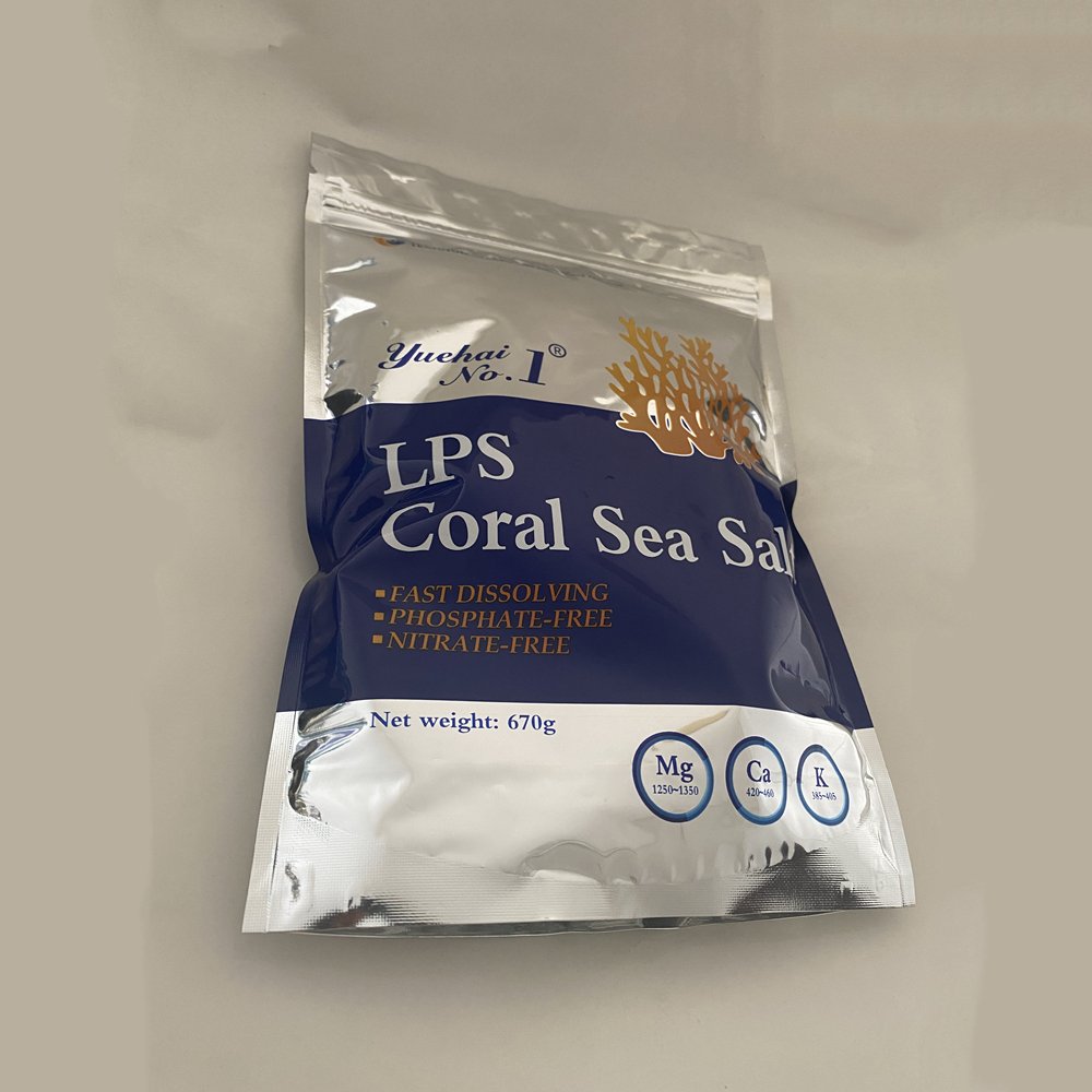 2024 Top Unrefined SPS/LPS Coral Marine Ornamental Fish Sea Salt Reef Salt Sample Eco-Friendly PET/PVC Material Farm Type