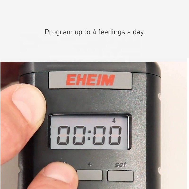 EHEIM Everyday Battery Operated Programmable Automatic Aquarium Tank Fish Feeder/ Feeding Station with Timer Food Dispenser