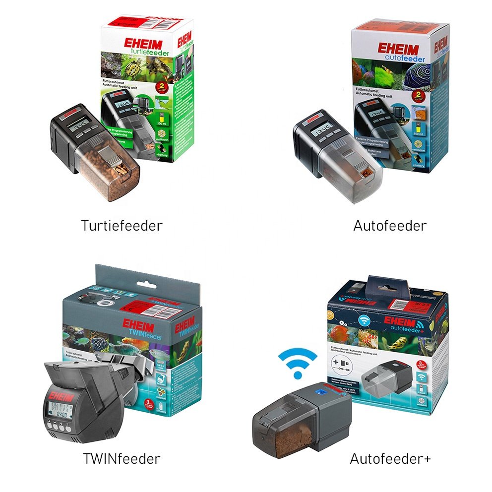 EHEIM Everyday Battery Operated Programmable Automatic Aquarium Tank Fish Feeder/ Feeding Station with Timer Food Dispenser