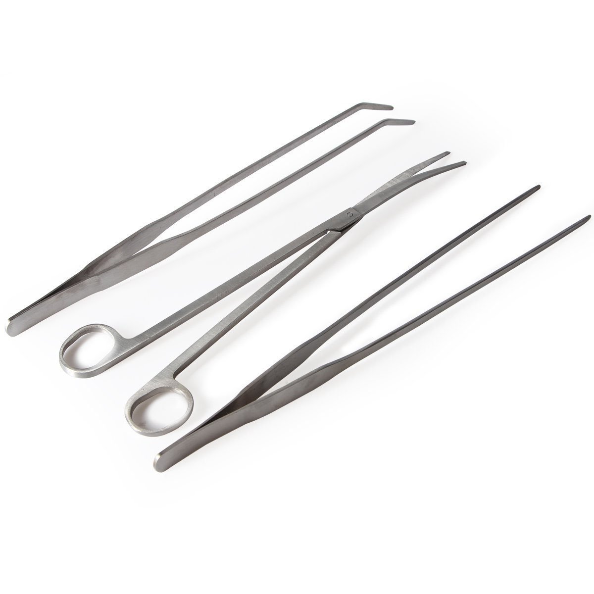 Aquarium Tools Kit Fish Tank Aquascaping Aquatic Plant Tweezers Scissor Spatula Aquarium Tank Aqua scaping Tools 5 in 1