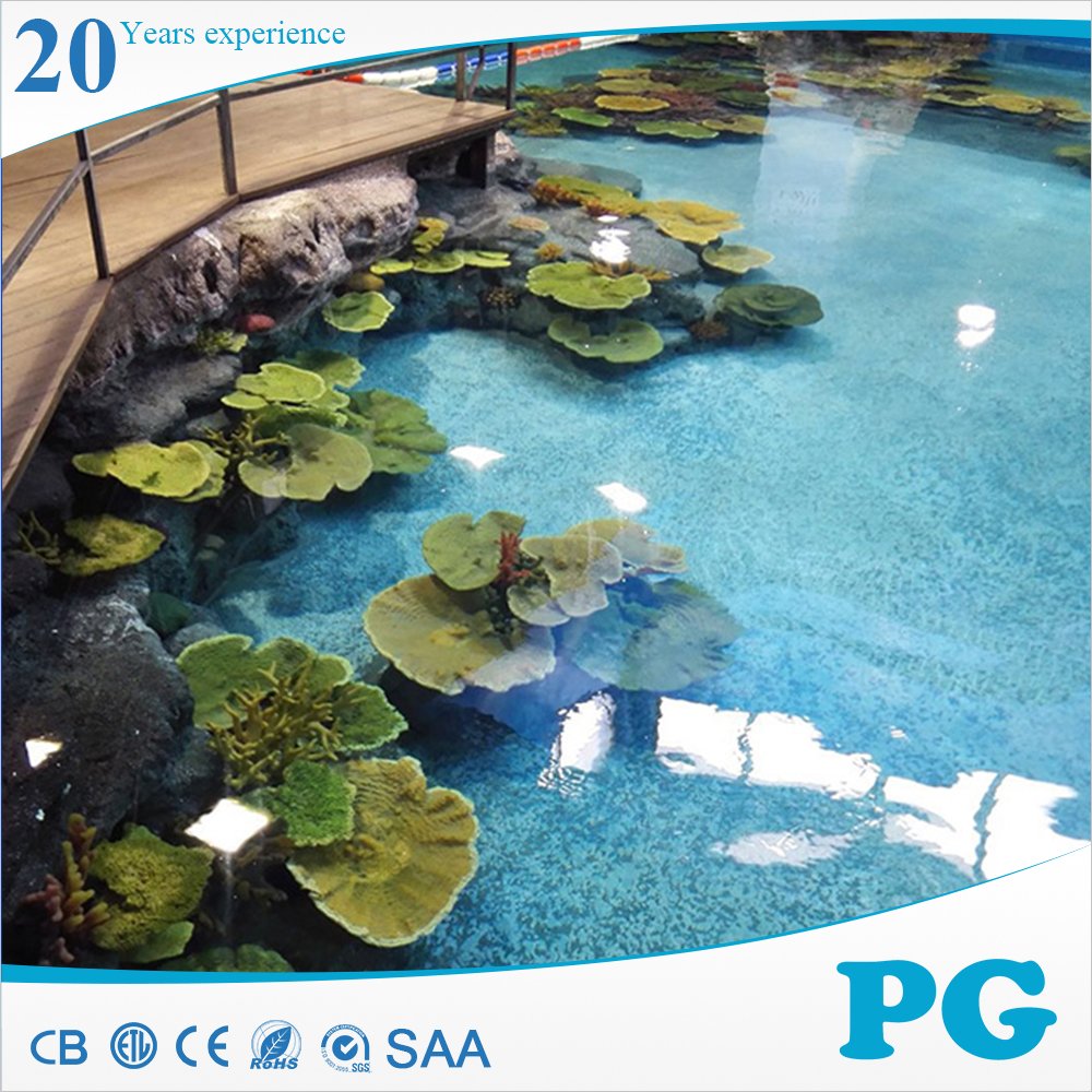 PG Made In Shanghai Soft No Color Change Stylish Aquascape Insert Resin Artificial Corals Reef for Glass Aquarium Decoration