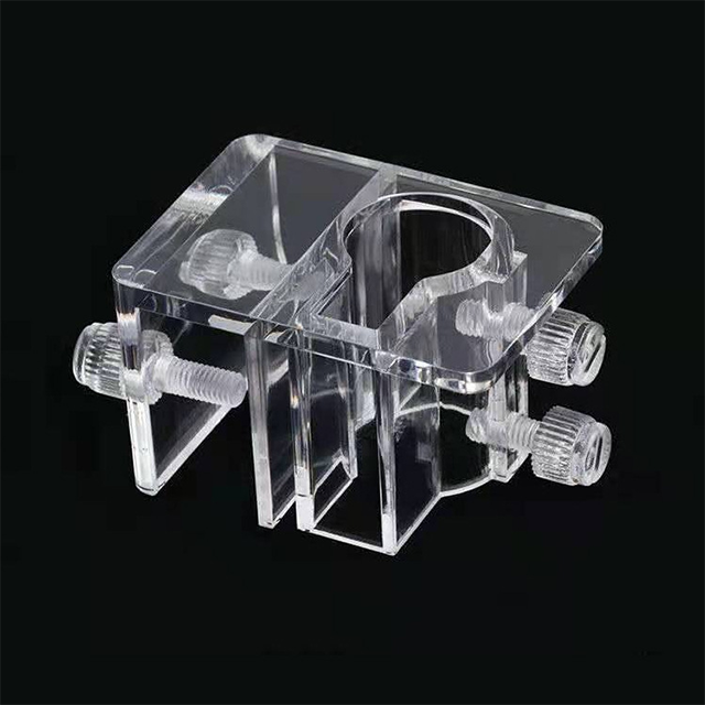 Aquarium fish tank water inlet and outlet fixing clip acrylic fixed frame water inlet and outlet stabilizing clip
