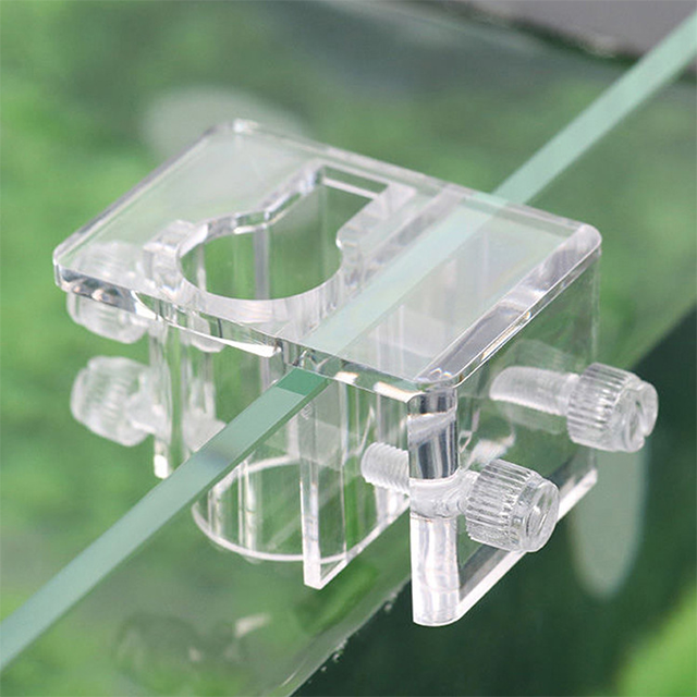 Aquarium fish tank water inlet and outlet fixing clip acrylic fixed frame water inlet and outlet stabilizing clip