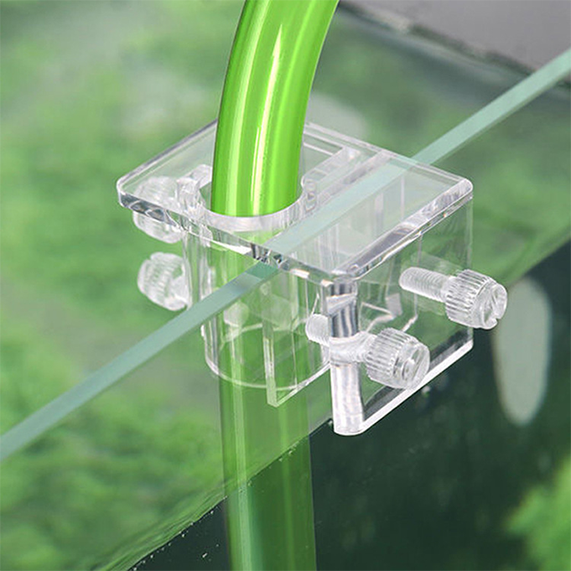 Aquarium fish tank water inlet and outlet fixing clip acrylic fixed frame water inlet and outlet stabilizing clip