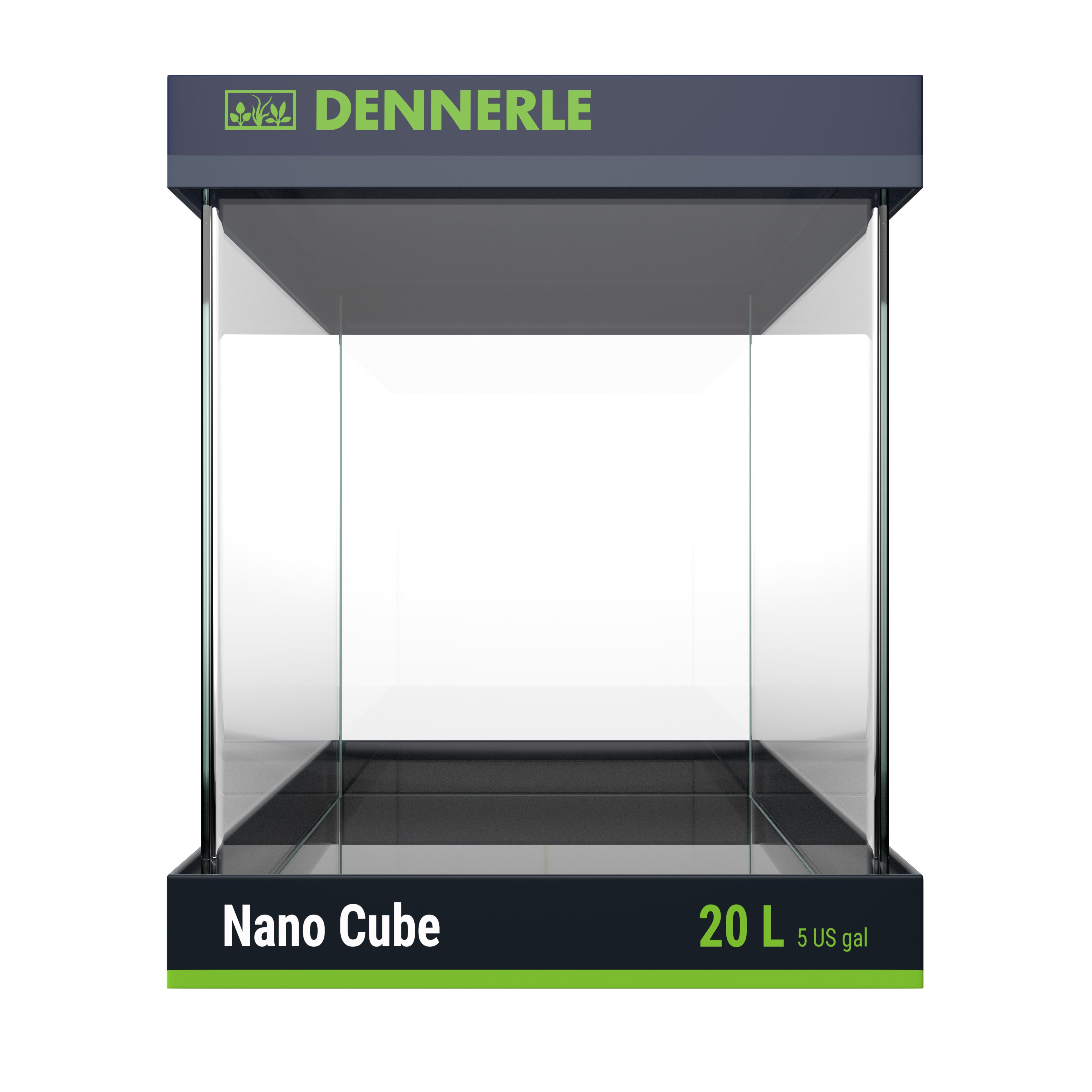 DENNERLE Nano Cube 20L High Quality Ultra Clear Glass Small Fish Tank Aquarium With Rounded Corners