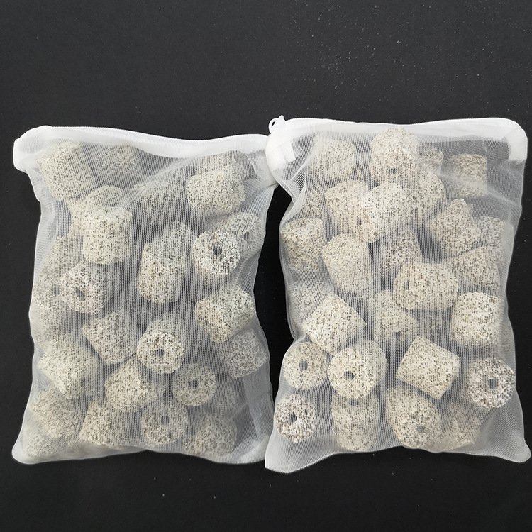 Various size aquarium accessories wholesale nylon mesh micron bag filter bag mesh bags with zipper for bio ball carbon media