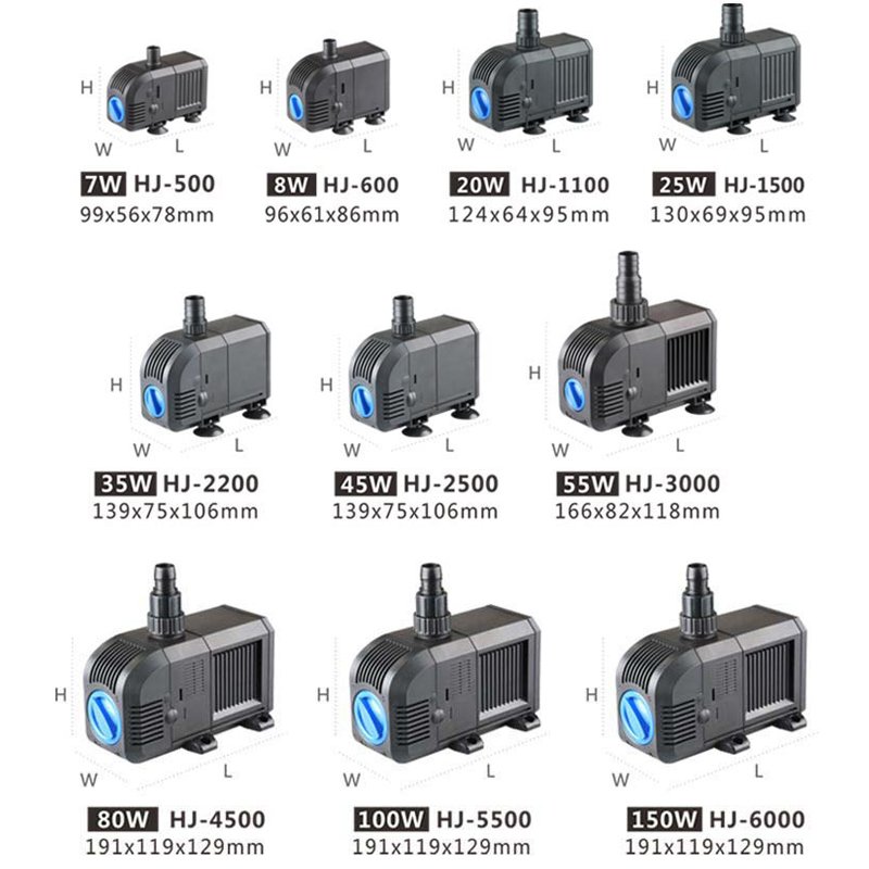 Customization mini machine aquarium adjustable Ultra-Quiet submersible water pump for fish tank